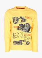 Poppers By Pantaloons Yellow T-Shirt