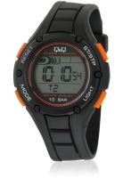 Q&Q M129J003Y Black/Digital Digital Watch