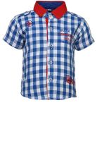 Spark Blue Casual Shirt