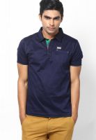 Spykar Blue Polo T Shirt