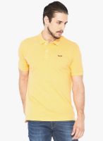 Status Quo Yellow Solid Polo T-Shirt