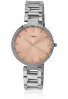 Timex Tw000x201 Silver/Pink Analog Watch