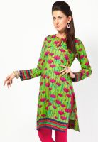 Biba Green Printed Kurtis