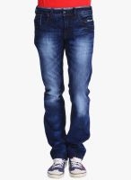 Blacksoul Blue Mid Rise Slim Fit Jeans