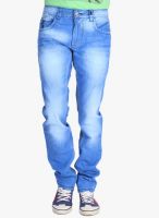 Blacksoul Blue Mid Rise Slim Fit Jeans