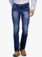 Canary London Blue Low Rise Slim Fit Jeans