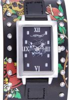 Ed Hardy Tt-Blk Black Analog Watch