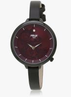 Helix Tw013hl10-Sor Black/Purple Analog Watch