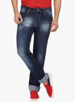 High Star Blue Mid Rise Slim Fit Jeans