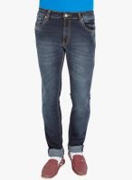 High Star Washed Blue Slim Fit Jeans