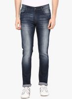 John Players Blue Washed Skinny Fit Jeans