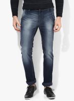 Numero Uno Blue Mid Rise Slim Fit Jeans