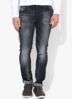 Numero Uno Blue Mid Rise Slim Fit Jeans