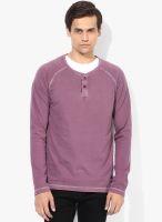 Puma Purple Henley T-Shirt