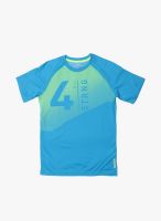 Reebok Wor Raglant Blue T-Shirt