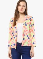 Ten On Ten Multicoloured Printed Shrug