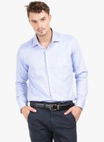 Thisrupt Blue Solid Slim Fit Formal Shirt