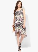 Tom Tailor Multicolored Colored Printed Skater Dress