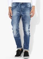United Colors of Benetton Blue Mid Rise Slim Fit Jeans