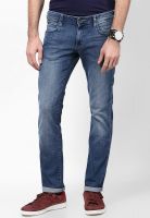 Wrangler Blue Low Rise Regular Fit Jeans