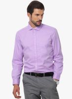 Yepme Purple Solid Slim Fit Formal Shirt