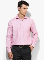 Code by Lifestyle Pink Regular Fit Formal Shirt