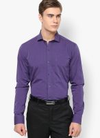 Code by Lifestyle Purple Formal Shirt