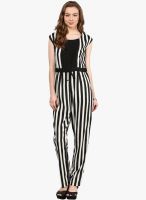 Harpa Black Striped Jumpsuit