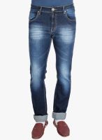 High Star Washed Blue Slim Fit Jeans