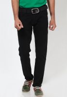 Jogur Solid Black Slim Fit Jeans