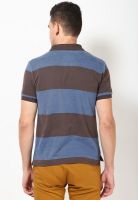 U.S. Polo Assn. Blue Striped Polo T-Shirts