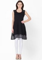 Vani Black Solid Kurtis