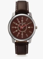 Yepme Brown Leatherette Analog Watch