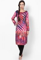 Biba Orange Printed Kurtis