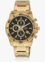 CITIZEN An3492-50E Golden/Black Chronograph Watch