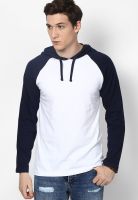 Hanburry White Solid Round Neck T-Shirts