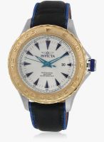 Invicta 12615-W Black/Silver Analog Watch