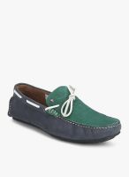 Louis Philippe Navy Blue Moccasins