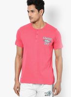 Proline Pink Henley T-Shirt