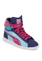 Puma First Round Secret Pok Jr Blue Sneakers