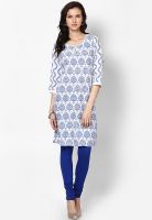 Rangriti Blue Printed Kurtis