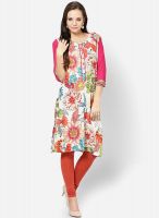 Shree Cream Printed Kurta