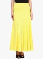 The Vanca Yellow Flared Skirt
