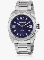 Timberland Malden Tbl13850Js03Mj Silver/Blue Analog Watch