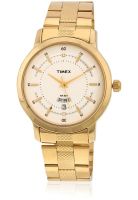 Timex G907 Golden/Silver Analog Watch