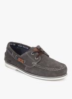 Tom Tailor Grey Boat Shoes
