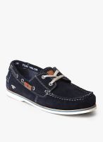 Tom Tailor Navy Blue Boat Shoes