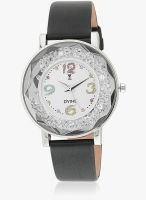 Dvine Sd5015Bk Black/White Analog Watch