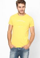 French Connection Yellow Crew Neck T Shirt