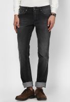 Gas Grey Low Rise Slim Fit Jeans